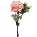 Floristik24 Kunstige roser blomst og knopper kunstig blomst rosa 57cm