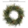 Kunstig furukvistkrans med kongler 60 cm | Floristik24.no