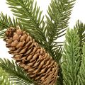 Kunstig grangren med ekte kongler julegren 78 cm | Floristik24.no