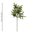 Kunstig grangren med ekte kongler julegren 78 cm | Floristik24.no