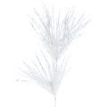Floristik24 Kunstig furukren dekorativ gren hvit glitter L80cm