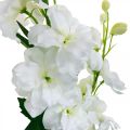 Floristik24 Kunstig delphinium hvit delphinium kunstig blomst silkeblomster 98cm