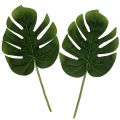 Floristik24 Kunstig Philodendron blad 18cm grønn 6stk