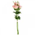 Floristik24 Kunstige blomster Lisianthus rosa kunstsilkeblomster 50cm 5stk