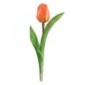 Floristik24 Kunstig blomst Tulipan Orange Real Touch vårblomst H21cm