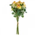 Floristik24 Kunstige blomster deco bukett ranunculus kunstig gul 32cm