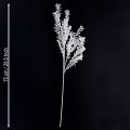 Kunstig gren frostet dekorativ gren vinterdekorasjon hvit 78 cm 2 stk | Floristik24.no