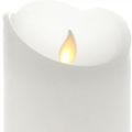 Floristik24 LED stearinlys voks søyle lys varm hvit Ø7,5cm H12,5cm