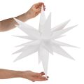 LED-stjerne Julestjerne Varmhvit Timer Utendørs 60cm | Floristik24.no