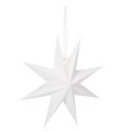 Floristik24 LED-hengestjerne med timer, varmhvit, utendørs, 38 cm