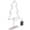 Floristik24 LED-juletre, batteridrevet, til innendørs borddekorasjon, 47 cm