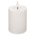 Floristik24 LED-søylelys, flimrende, med timer, Ø7 cm, 12 cm