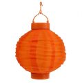 Floristik24 Lampion LED med solcelle 20cm oransje