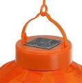 Lampion LED med solcelle 20cm oransje | Floristik24.no