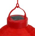 Floristik24 Lampion LED med solcelle 20cm rød