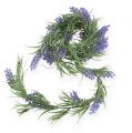 Floristik24 Lavendel krans lilla 175cm