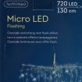 Floristik24 Lyskaskade Micro-LED kjølig hvit 720 H130cm