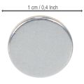 Rund magnetisk skive for lysestaker og metallbrett, 1 cm, 20 stk. | Floristik24.no