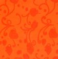 Floristik24 Mansjettpapir oransje med mønster 25cm 100m