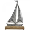 Floristik24 Maritim dekorasjon, dekorativt seilbåtmetall, dekorativt skip H26cm