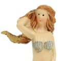 Deko figur havfrueblå 6cm - 9,5cm 3stk | Floristik24.no