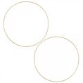 Floristik24 Metallring dekorring Scandi ring deco loop golden Ø25cm 4stk