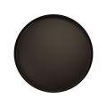 Metallbrett rundt lysbrett sort Ø20cm H2,5cm 2stk | Floristik24.no