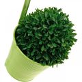 Floristik24 Plantegryte å henge, balkongpynt, blomsterpotte grønn Ø13,5cm