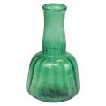 Floristik24 Mini glass vase blomstervase grønn Ø8,5cm H15cm