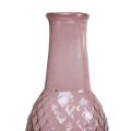 Floristik24 Mini Vase Lilla Glass Vase Blomster Vase Glass Diamanter Ø6cm H12cm