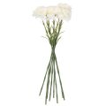 Kunstig nellikblomst med stilk