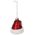 Julekule i glass, 8 cm, 6 stk.