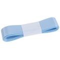 Floristik24 Dekorativt bånd gavebånd lyseblått bånd blå kant 25mm 3m