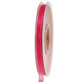 Floristik24 Organza bånd gavebånd rosa bånd selvkant 6mm 50m