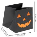 Papirpose med gresskaransikt, Halloween-dekorasjon 10 cm, 6 stk. | Floristik24.no