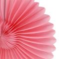 Floristik24 Festdekorasjon honeycomb papir blomst rosa Ø20cm 3stk