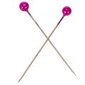 Blomsternåler med perlehode, rosa, Ø4 mm, 40 mm, 150 stk. | Floristik24.no