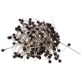 Floristik24 Blomsternåler med sorte perlehoder, Ø4 mm, 40 mm, 150 stk.