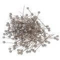 Floristik24 Perlehodede blomster- og dekorasjonsnåler, sølv, Ø4 mm, 40 mm, 150 stk.