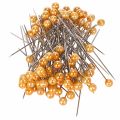 Floristik24 Perlehodenåler Ø6mm 65mm oransje