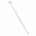 Perlehodepinner Ø6mm 65mm Hvite | Floristik24.no