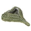 Floristik24 Naturlig plantehjerte til blomsterdekorasjon med folie, 25 cm