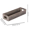 Kompakt rektangulært brett, allsidig bruk for dekorasjon og planting, 23 cm | Floristik24.no