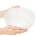 Dekorativ bolle, ribbet, stor størrelse 25 cm | Floristik24.no