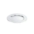 Plastplater sølv Ø17cm 10p | Floristik24.no