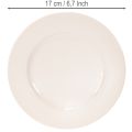 Runde, enkle tallerkener til pynt og små oppsatser, 17 cm, 6 deler | Floristik24.no