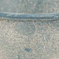 Kopp Skål Liten Metall Blå Hvit Antikk Ø12cm H10,5cm 2stk | Floristik24.no