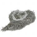 Vintreet hjerte vasket hvit 16cm x 21cm 1stk | Floristik24.no