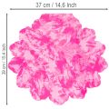 Blomstermansjett rondella rund mansjett 38 cm rosa til buketter | Floristik24.no