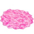 Floristik24 Rosa Rondella blomsterkrage til buketter, 48 cm